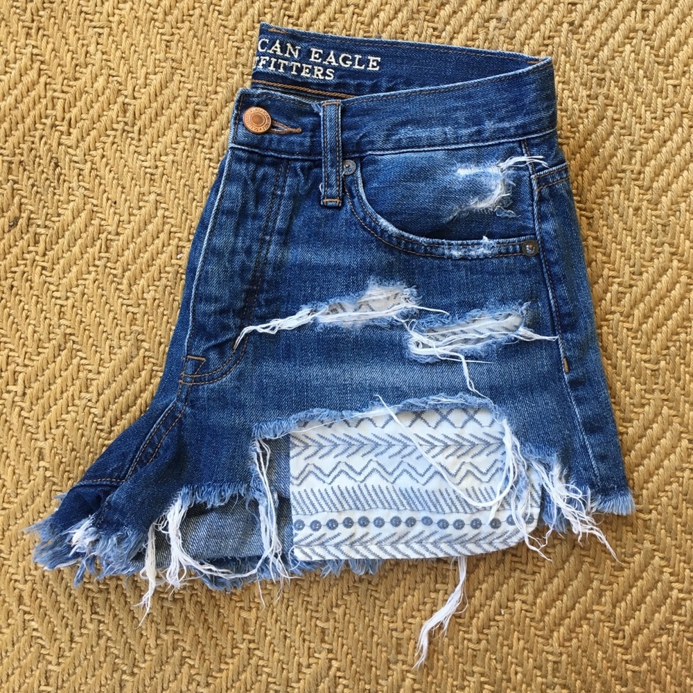 AE Vintage High Rise Festival Shorts
